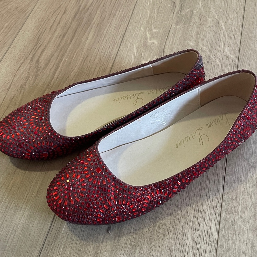 Ruby Red Flats - image 2